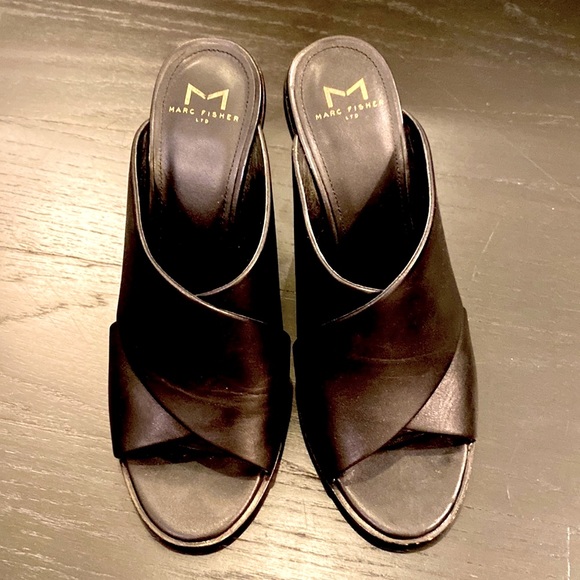 Marc Fisher Black mules - Picture 2 of 4